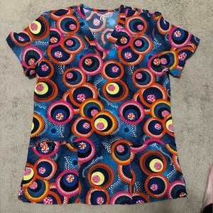 GT Performance Print Scrub Top